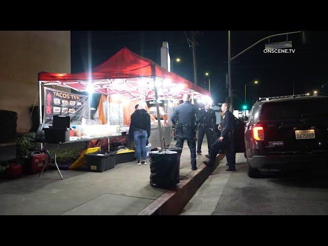 Armed robbers make off with cash after targeting 4 taco stands in South Bay overnight