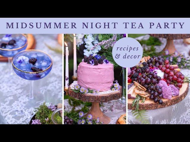 Enchanted Evening Tea Party 🫖 Whimsical Midsummer Night's Dream-Inspired Recipes & Decor Ideas