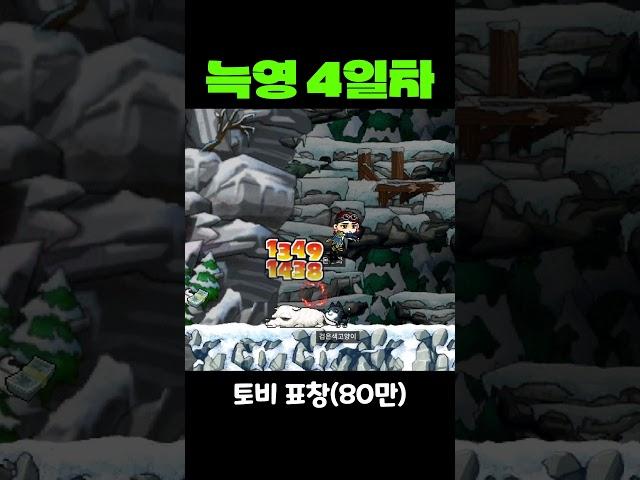 늑영 일비 파밍 4일차 9시간 30분 득템 요약 #메이플랜드