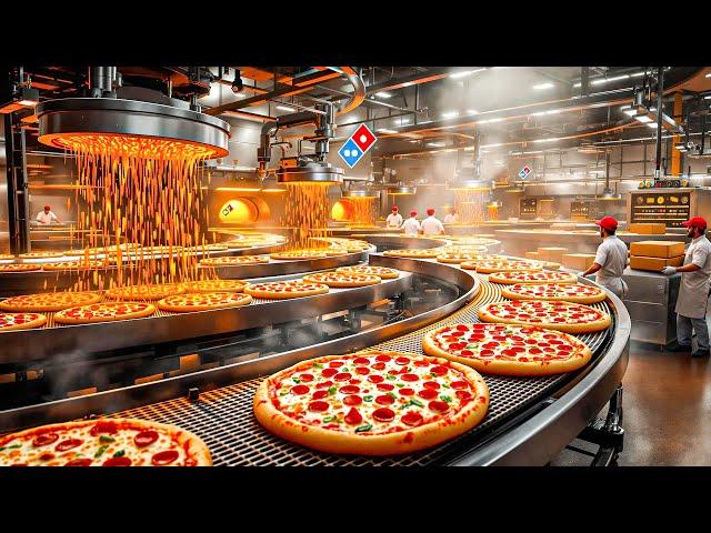 How Domino's  Pizzas are Made in Factories | Domino’ s Pizza  Production Process