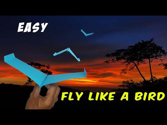 how to make a paper airplane fly like a bird - Easy Best Plane