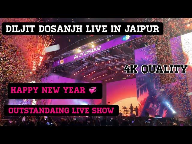 DILJIT DOSANJH LIVE IN JAIPUR  | 4K Video Quality | Born to Shine | @diljitdosanjh | Sumit Jaipur