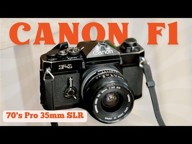 Canon F-1 - Canon's first-ever SUCCESSFUL pro 35mm SLR!