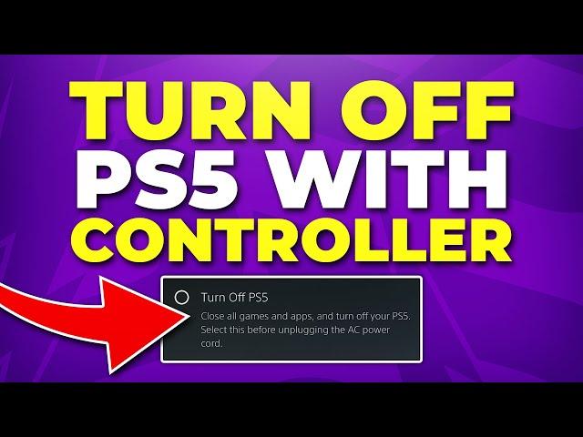 How to Turn Off PS5 with Controller - Turn Off, Reset or Rest Mode