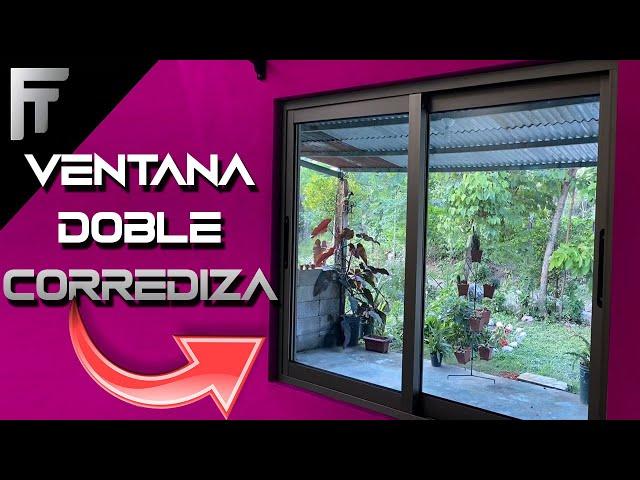 Fabricando una ventana de aluminio en champángne Mate TUTORIAL