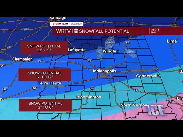 Winter Storm Warning - Wednesday forecast