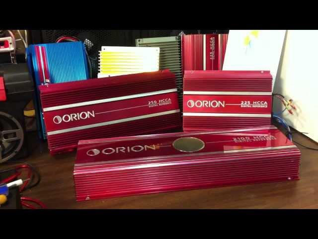 Old School Orion HCCA Amps - Digital Reference