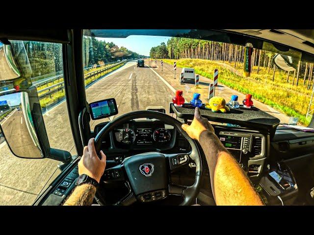 ASMR  POV Truck Driving Scania R500 | Worst Truckers Nightmare | 4k HD |