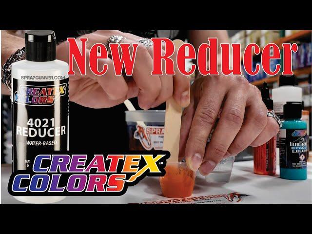 New Reducer from Createx Colors - a must-have for any airbrush painter! Createx 4021 paint reducer.