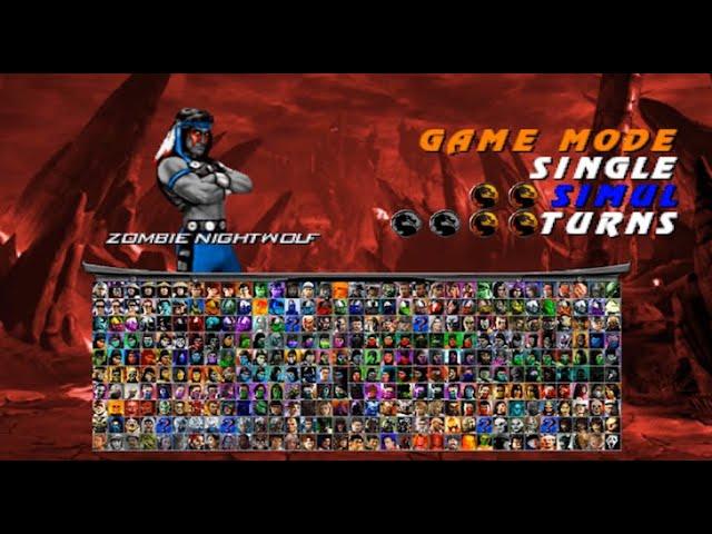 Mortal Kombat Fight 2024 - ZOMBIE NIGHTWOLF Gameplay Playthrough