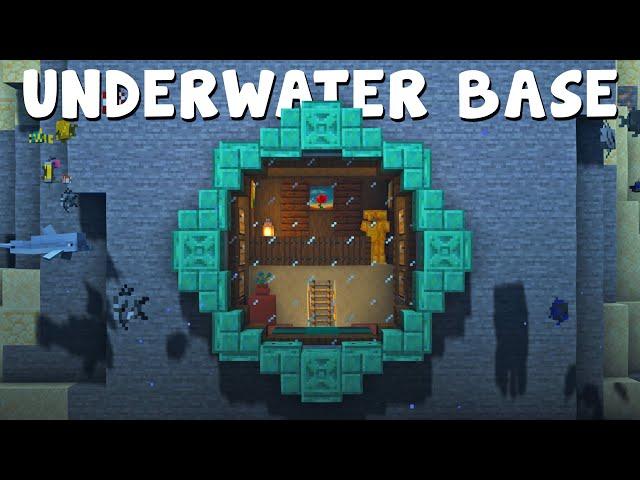 Minecraft - Underwater Base Tutorial (How to Build)