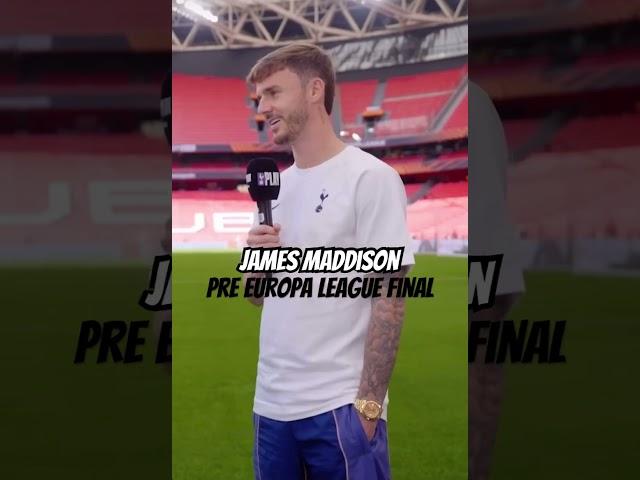 Europa League Final James Maddison Interview Spurs v Man Utd | Tottenham Hotspur v Manchester United