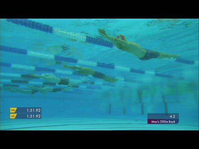 Men's 200 Backstroke Heat 5 - 2021 U.S. OLYMPIC TEAM TRIALS WAVE I