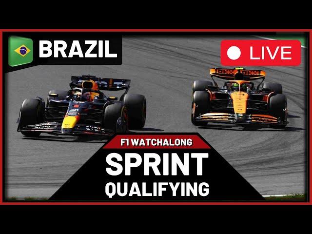 F1 Live - Brazil GP SPRINT Quali  Watchalong | Live timings + Commentary