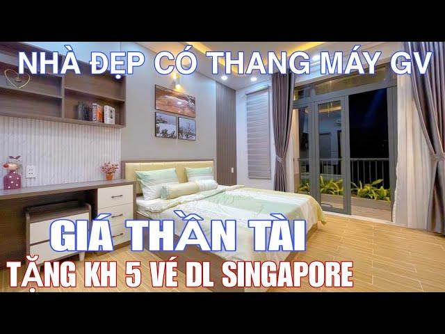 Bán Nhà Ở Gò Vấp | Gần Công Viên 20Ha | Hệ Thống Kênh Tham Lương Mở Rộng | Có Gara xe Hơi |Thang Máy