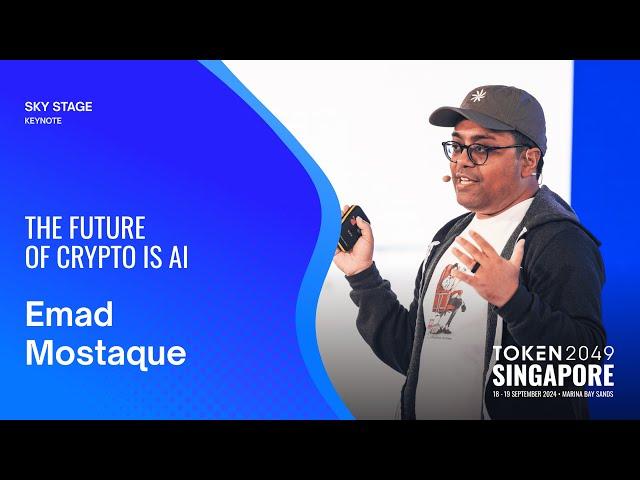 Emad Mostaque - The Future of Crypto is AI - TOKEN2049 Singapore 2024