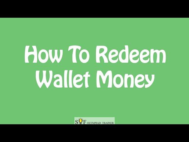 SOF Olympiad Trainer Wallet Redeem Tour