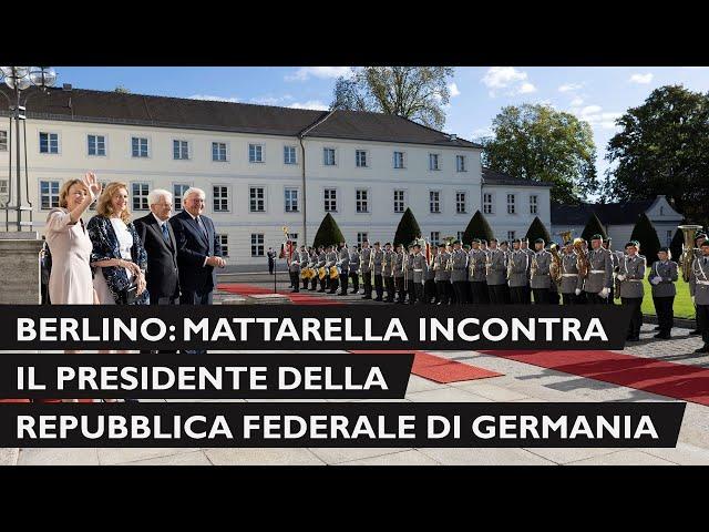 Il Presidente Mattarella arriva a palazzo Bellevue