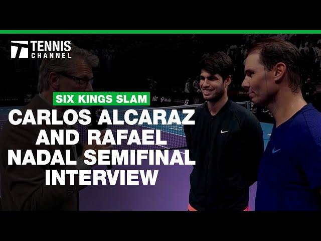 Rafael Nadal and Carlos Alcaraz Post Match Interview | Six Kings Slam On-Court Interview