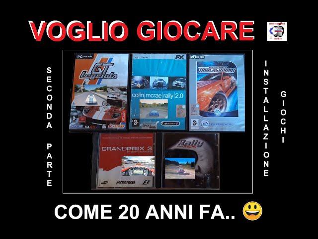VIDEOGAMES DI AUTO ANNI 2000 P.2 INSTALLIAMO #rallytrophy #gtlegend #grandprix3 #colinmcraerally
