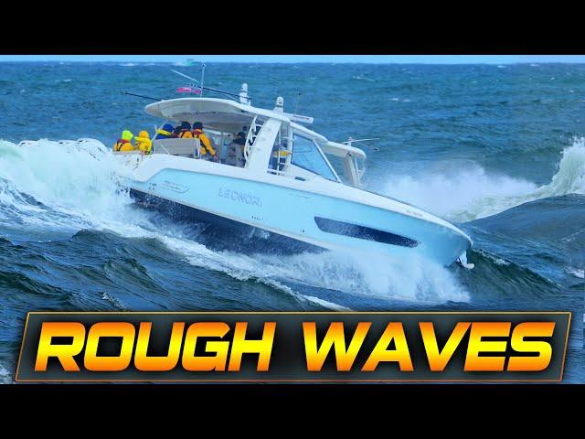 LUXURY MEETS DANGER !! MILLION-DOLLAR BOATS IN BAD WEATHER | HAULOVER INLET | BOAT ZONE