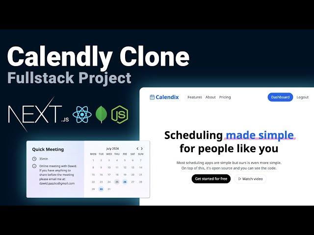 Build a Fullstack Calendly Clone with Next.js