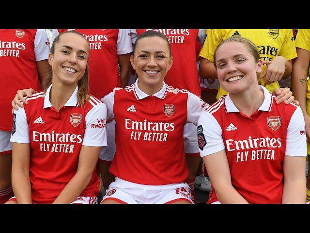 Behind the Scenes at the 2022/23 Arsenal Women's Team Photocall