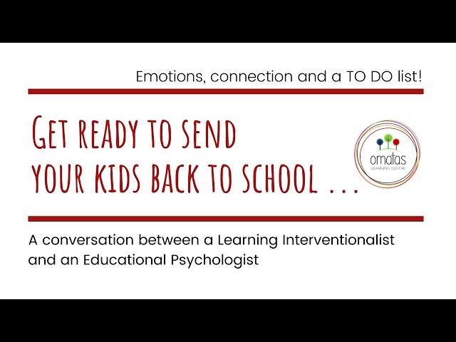 Conversations | Back To School