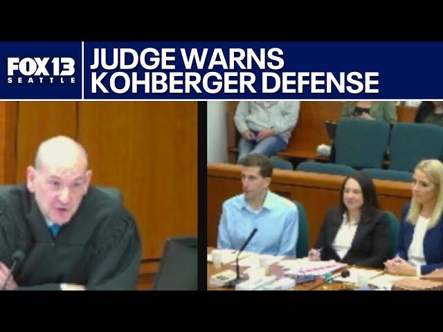 Idaho murder trial: Judge warns Kohberger defense | FOX 13 Seattle