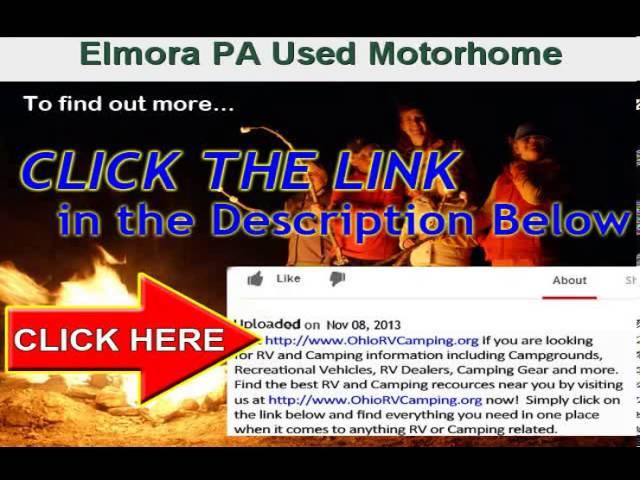 Used Motorhome near Elmora PA
