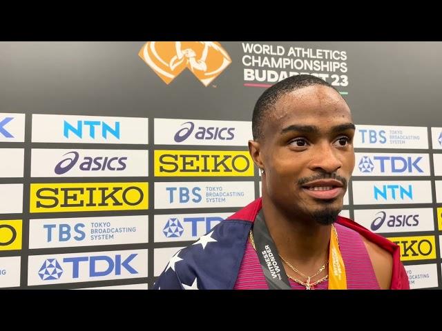 Quincy Hall Places Third In 400m At World Champs