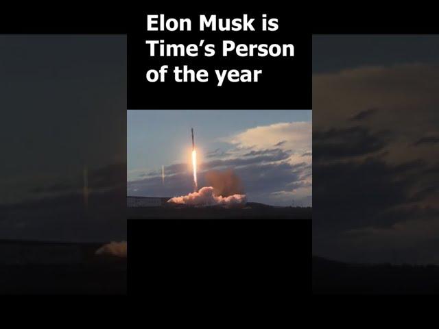 Elon Musk - Richest Man in the world Named Time's Person of The Year