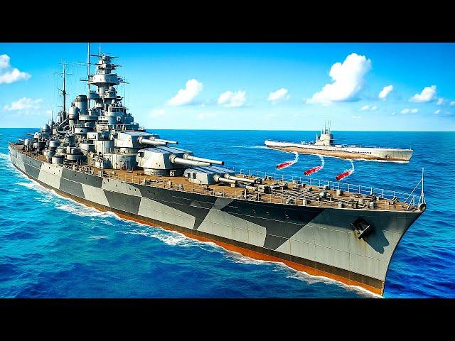 Ultimate WW2 BATTLESHIP vs SUBMARINE BATTLE in World of Warships!