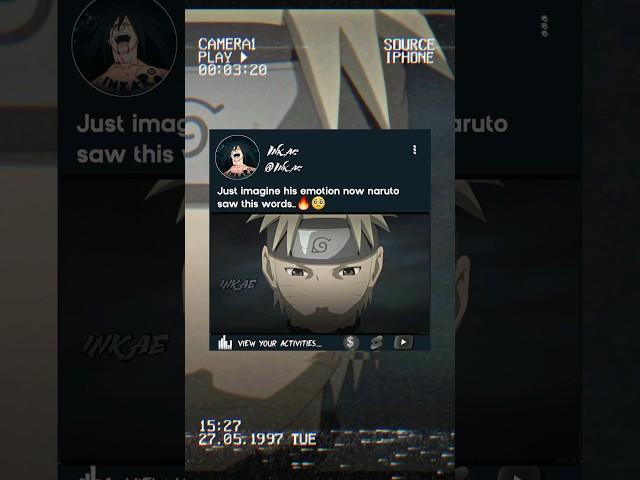 Naruto sad edit   #shorts #anime #naruto #viral