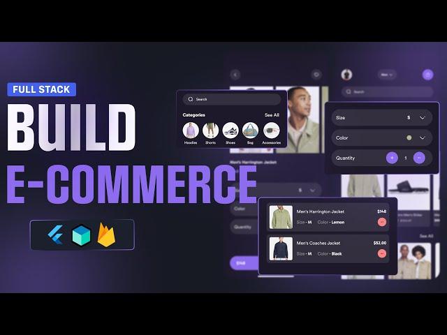 Complete Flutter E-commerce App - Bloc, Clean Architecture, Firebase