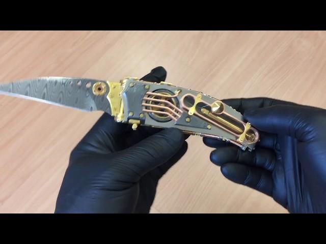 Steampunk knife Eagle action video