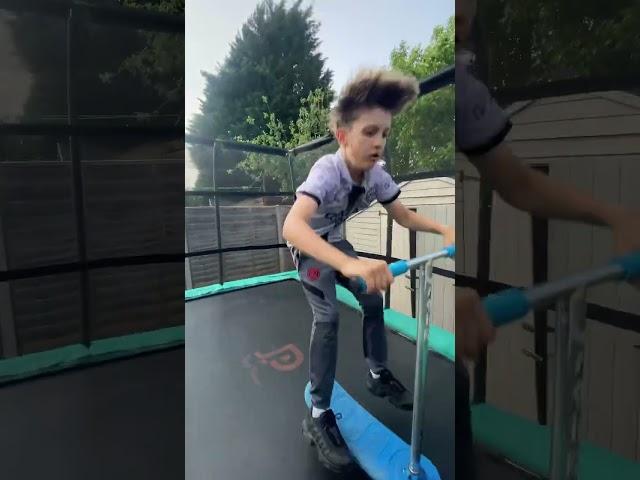 New learn!! @ApexProScootersTV #explore #explorepage #scootering #trampoline