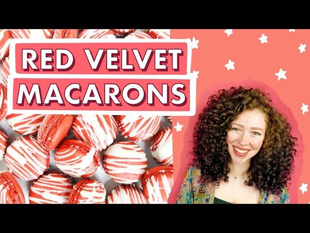 Red Velvet Macaron Recipe | Beginner Step by Step Tutorial (A SIMPLE GUIDE)