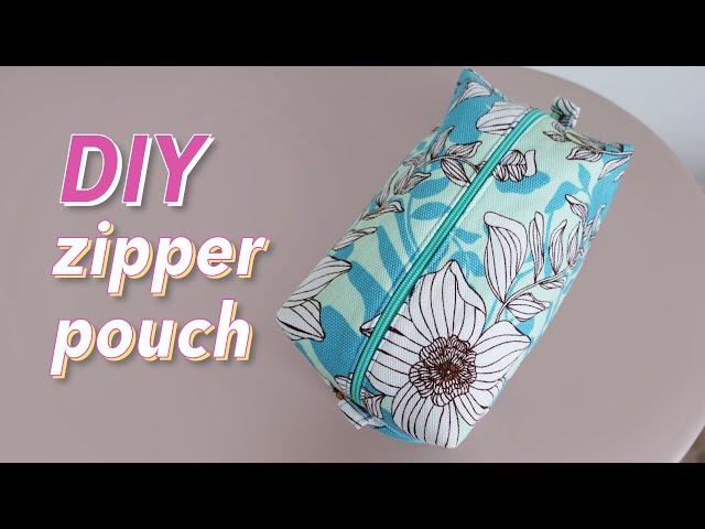 Easiest Zipper Box Pouch Sewing Tutorial | Useful DIY Gifts Part 2