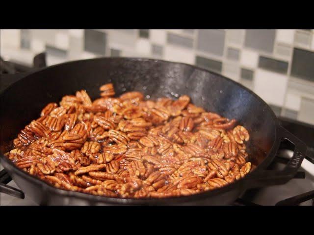 Quick and Easy Candied Pecan Recipe | Southern Holiday Treat | Jessica Nichole