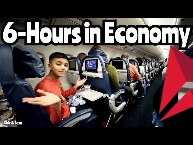 Basic Economy on Delta Airlines - KEF to JFK in Boeing 767-300ER Experience #travel