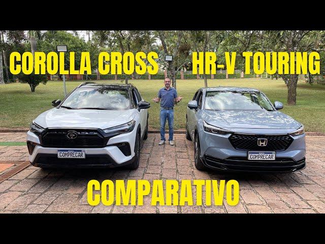Comparativo: Honda HR-V Touring x Toyota Corolla Cross GR-Sport 2026