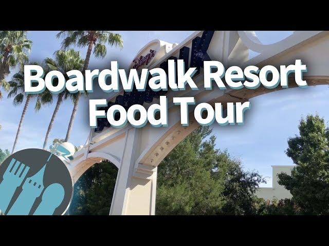 Disney World Food Tour: EVERYTHING To Eat At Disney's Boardwalk Inn and Villas!