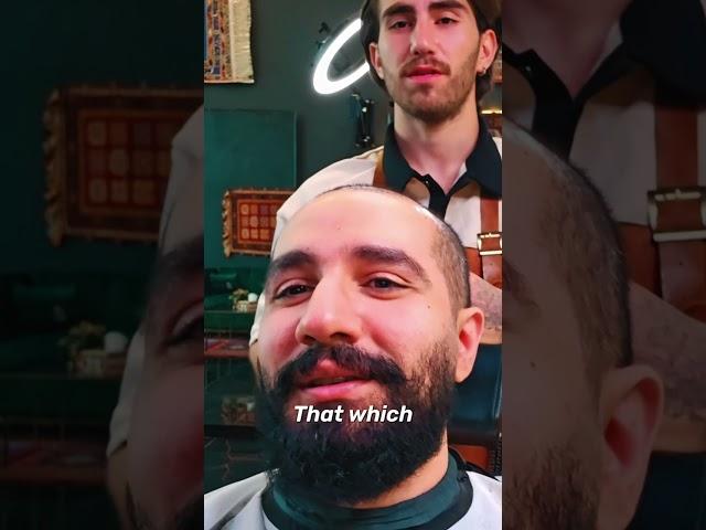 Very SMART Barber!      #asmr #barber