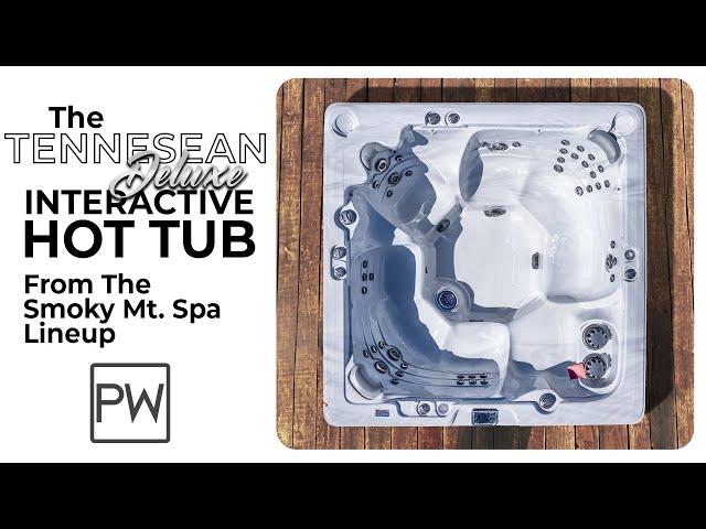 Introducing The Tennessean Deluxe, 7 Person Interactive HotTube | Pool Warehouse