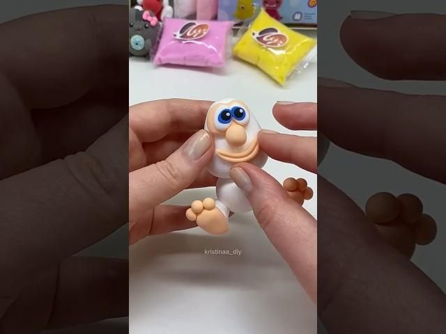 Лепим Бубу  #лепка #чтослепить #воздушныйпластилин #творчество #clay #diy #буба