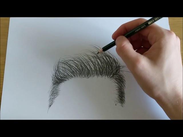 How To Draw Men's Hair By EdgarsArt