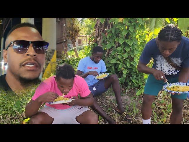 Curry ackee w Pak choi & saltfish | sweet potato pumpkin rice | Pappy leading the team