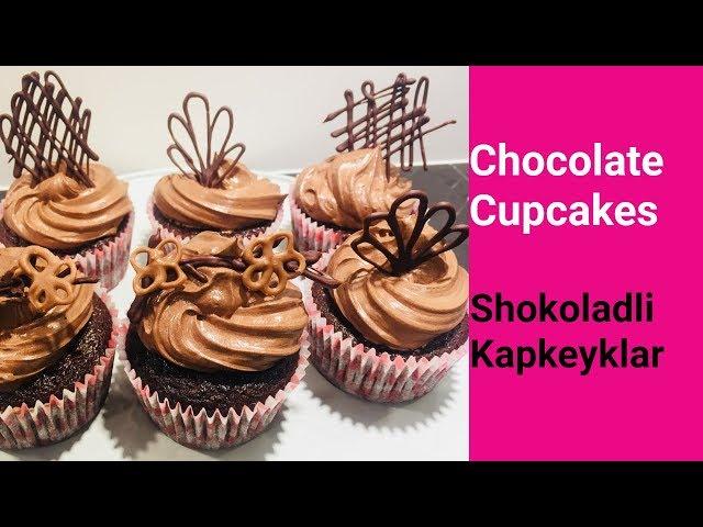 Chocolate Cupcakes | Shokoladli Kapkeyk | Ganaj va Krem I Капкейк. Ганаш. Шоколадный крем.