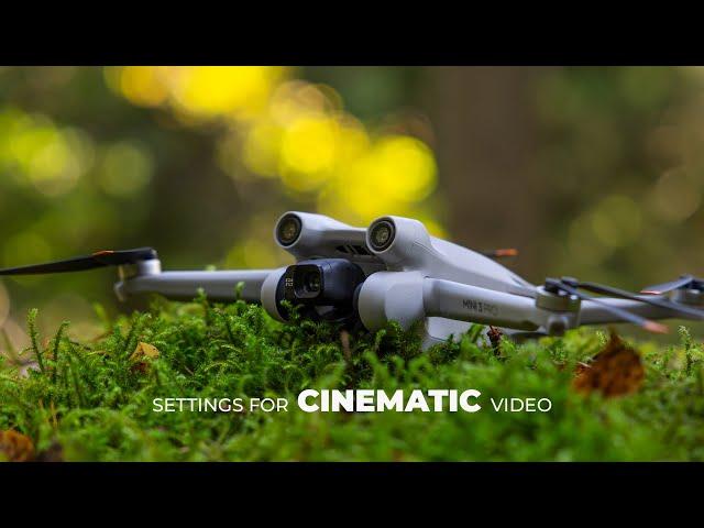 Best Cinematic Settings in 90 sec | DJI Mini 3 PRO